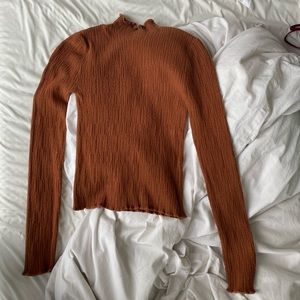 Burnt Orange/ Brown Top - S